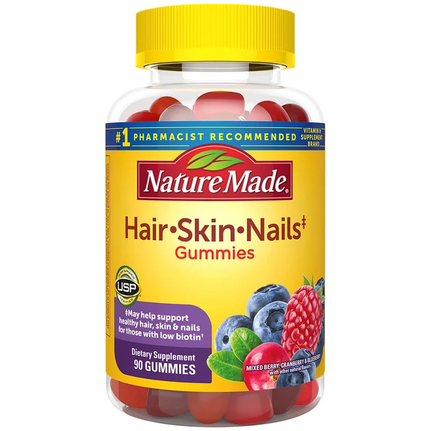 Nautre Made Hair Skin & Nails Gummies