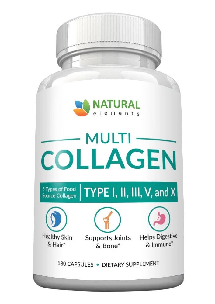 Natural Elements Collagen Supplement Bottle