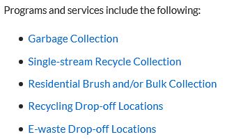 Dallas Sanitation provides 9 essential services.